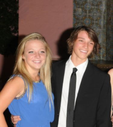 Colton Jack with his girlfriend.